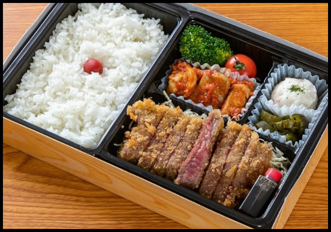 牛カツ弁当